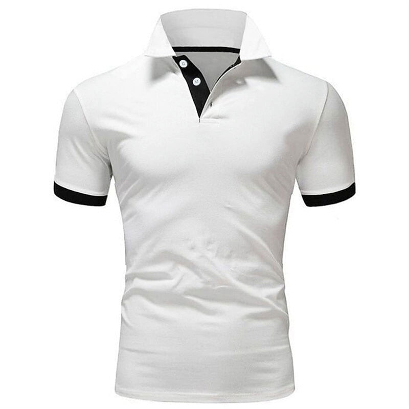 Sophisticated Basic Poloshirt ideal for summer, crafted from breathable fabric with a timeless design.