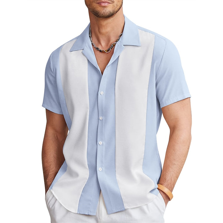 Sophisticated summer shirt designed for comfort and stylish elegance on warm days.






