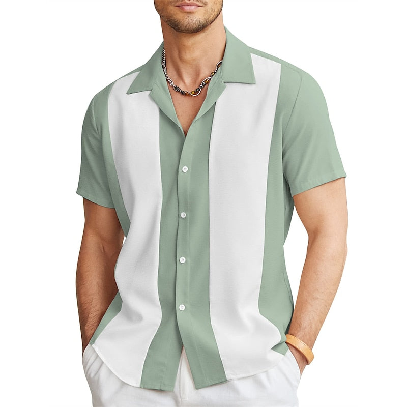 Sophisticated summer shirt designed for comfort and stylish elegance on warm days.






