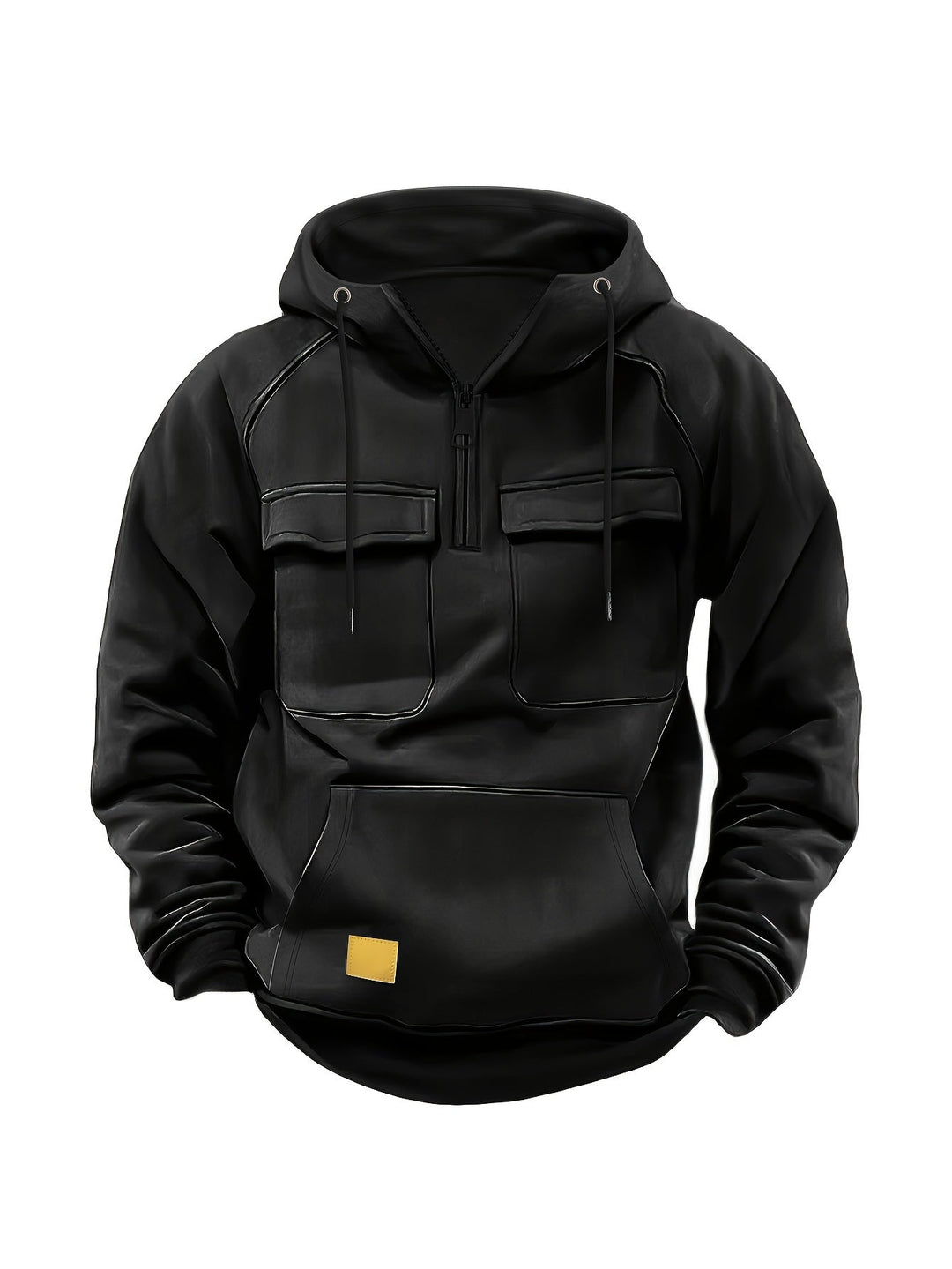 Sporty and comfortable men's hoodie, perfect for an active and casual autumn look.