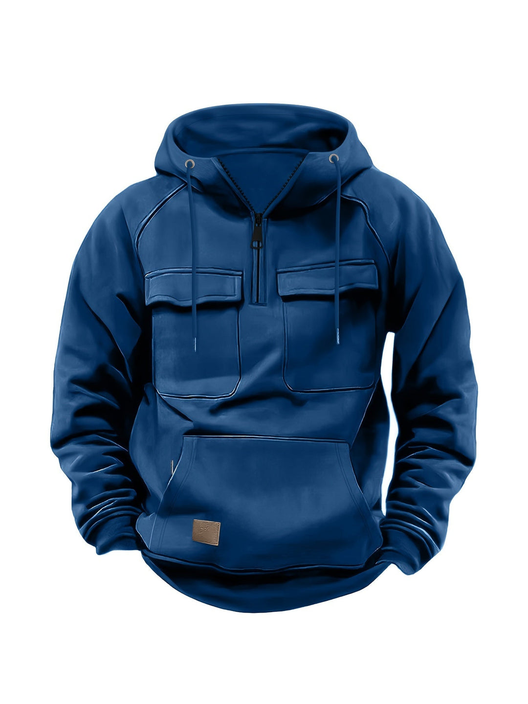 Sporty and comfortable men's hoodie, perfect for an active and casual autumn look.