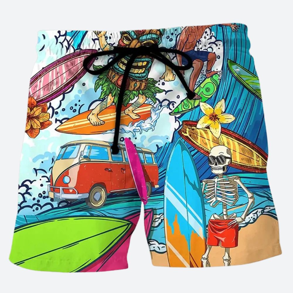 Classic beach shorts for men with lightweight, breathable fabric for summer comfort.






