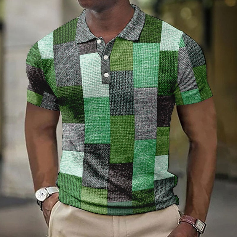  Stylish men's summer shirt with lightweight and breathable fabric, perfect for vibrant summer days and casual outings.






