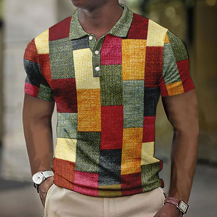  Stylish men's summer shirt with lightweight and breathable fabric, perfect for vibrant summer days and casual outings.






