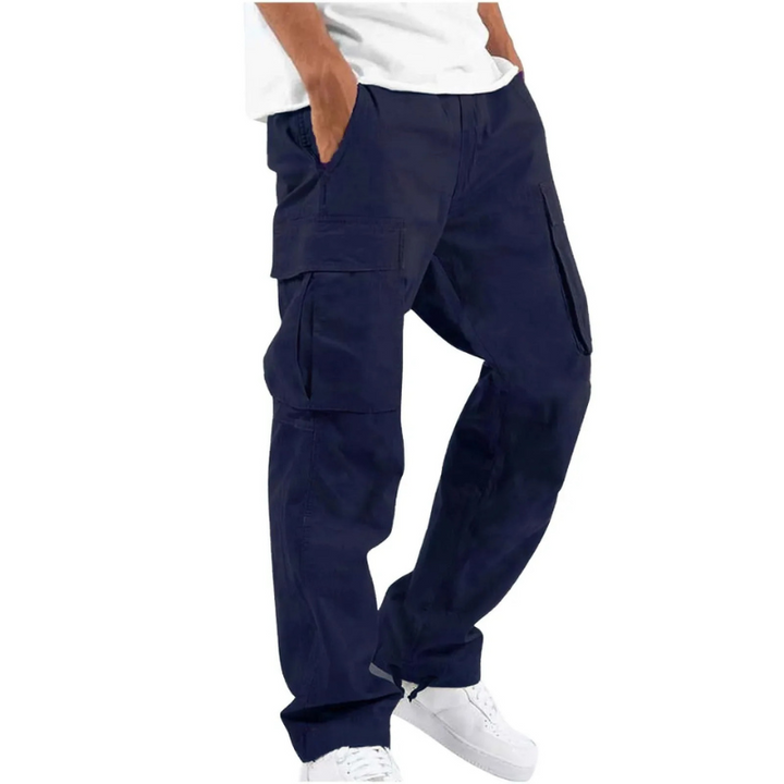 Modern men's pants designed for style and comfort, featuring a sleek fit and breathable fabric ideal for summer days.






