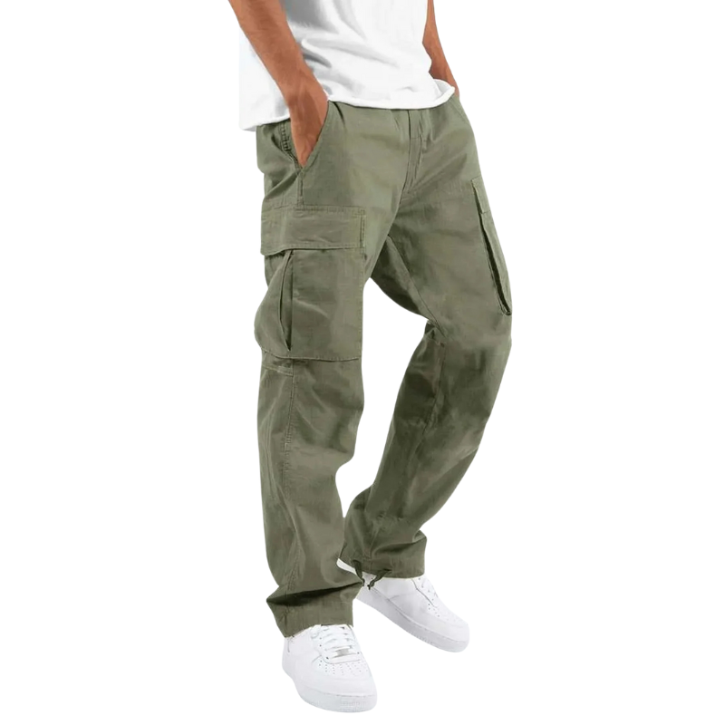 Modern men's pants designed for style and comfort, featuring a sleek fit and breathable fabric ideal for summer days.






