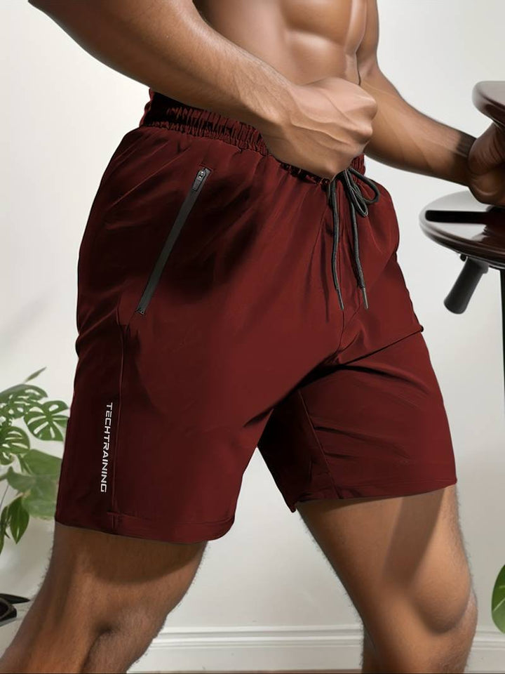 Sweat-resistant gym shorts for men, providing comfort and moisture-wicking benefits for intense workouts.