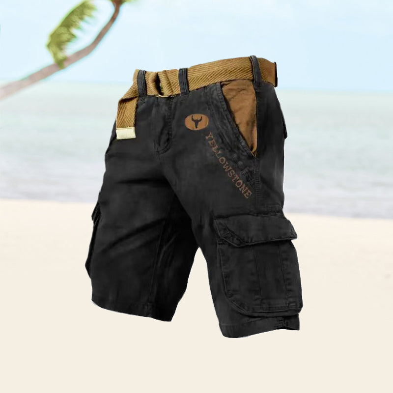 Trendy multi-pocket cargo shorts for men, lightweight and durable, ideal for stylish and functional summer wear.