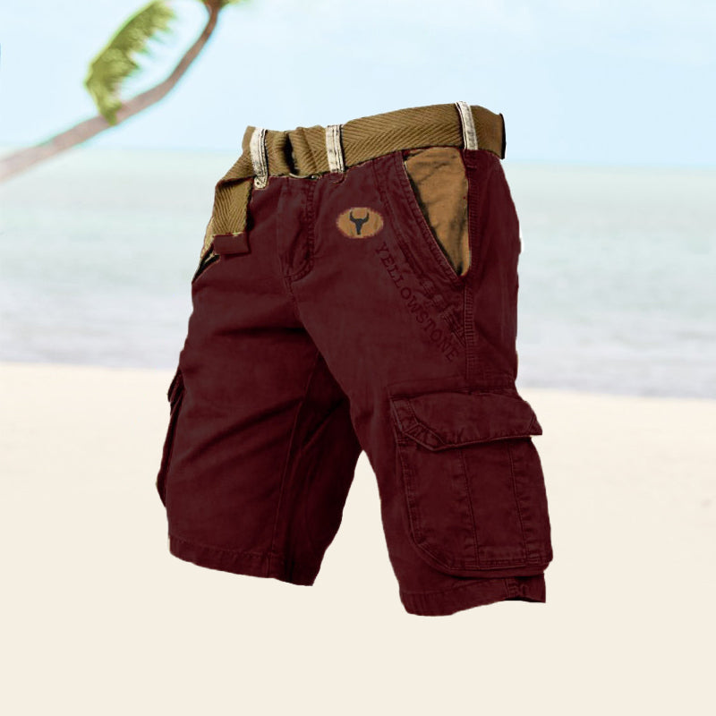 Trendy multi-pocket cargo shorts for men, lightweight and durable, ideal for stylish and functional summer wear.