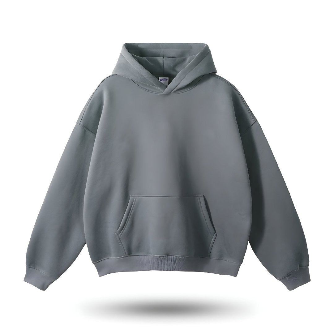 Trendy oversized men's hoodie with a relaxed fit and soft fabric, perfect for autumn days.