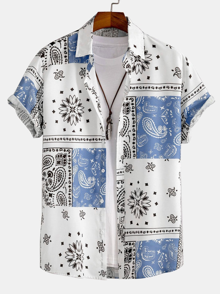 Trendy summer shirt for men, designed for comfort and style during the hot season.






